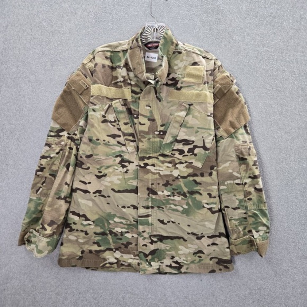 Tru-Spec Men Jacket Small Brown Combat Camouflage Field Ripstop